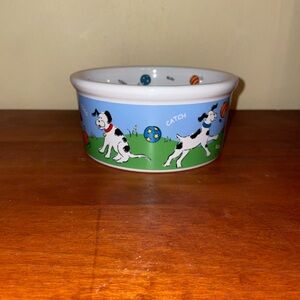 Dog Bowl with Playful Dog Design